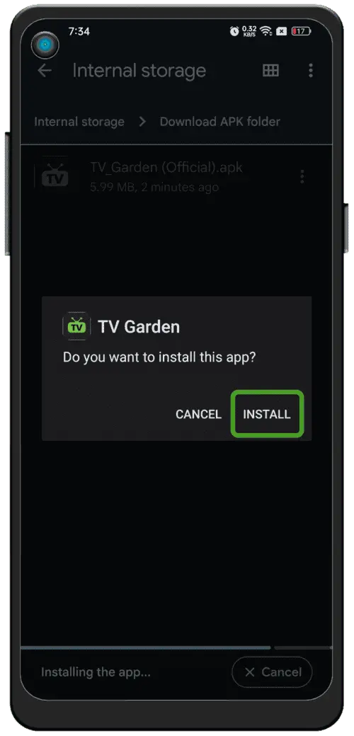 Instalar y lanzar GGTV